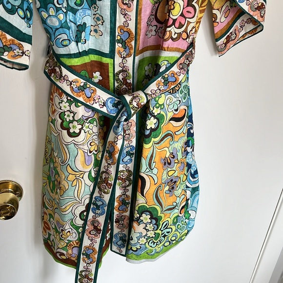 New NWOT Alémais Dreamer Linen Mini Dress - Picture 12 of 13